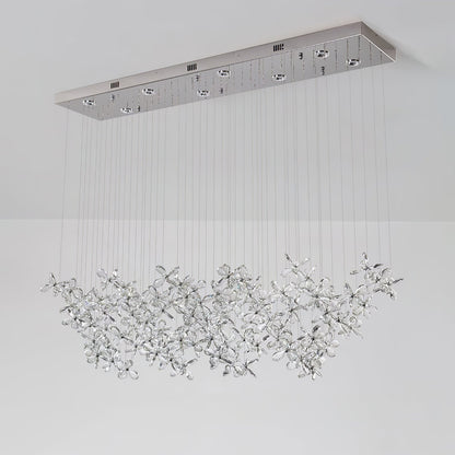 Elegant Floating Butterfly Chandelier with Adjustable Light and Remote