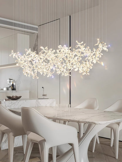 Elegant Floating Butterfly Chandelier with Adjustable Light and Remote