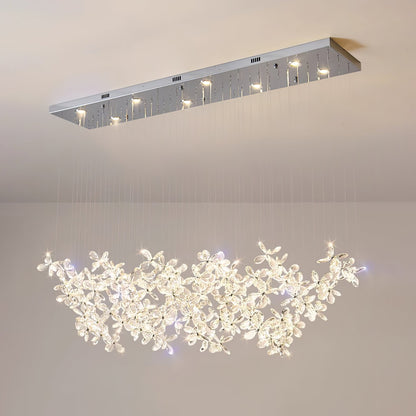 Elegant Floating Butterfly Chandelier with Adjustable Light and Remote