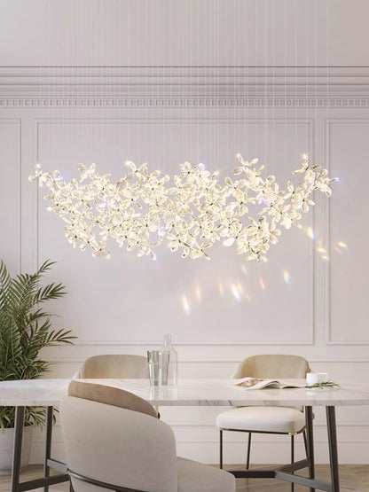 Elegant Floating Butterfly Chandelier with Adjustable Light and Remote