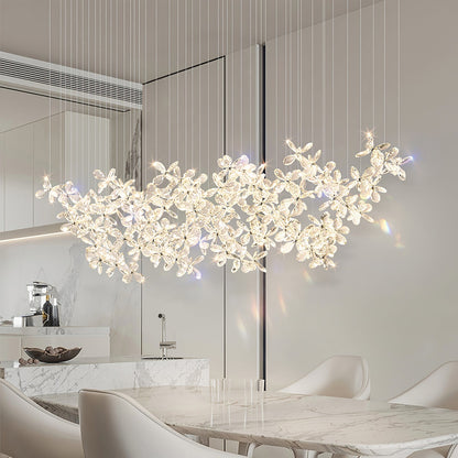 Elegant Floating Butterfly Chandelier with Adjustable Light and Remote