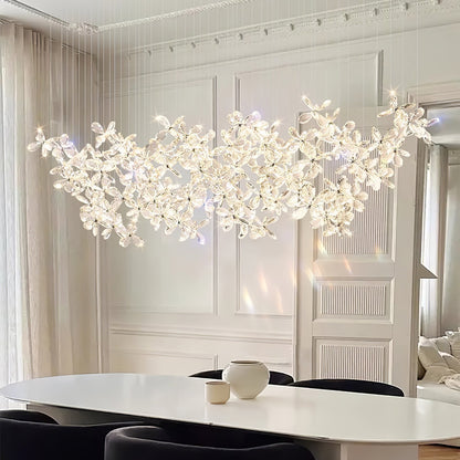 Elegant Floating Butterfly Chandelier with Adjustable Light and Remote