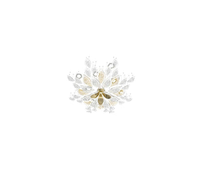 Elegant Floating Leaves Chandelier - Adjustable Brightness & Modern De