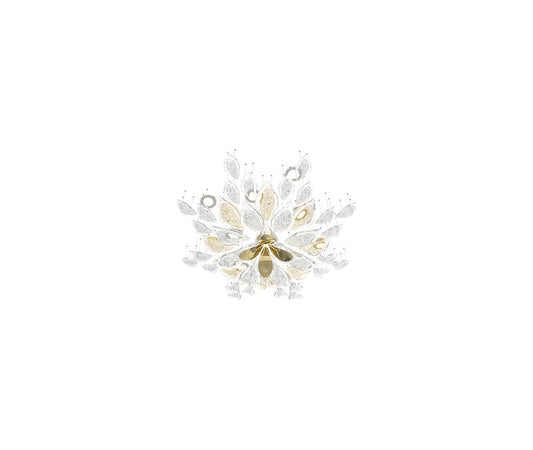 Elegant Floating Leaves Chandelier - Adjustable Brightness & Modern De