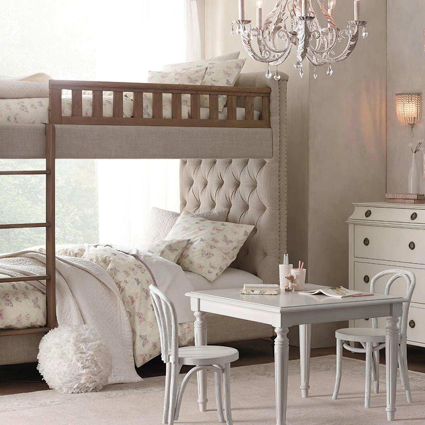 Elegant Candle Holder Chandelier with Adjustable Arms & Vintage Design