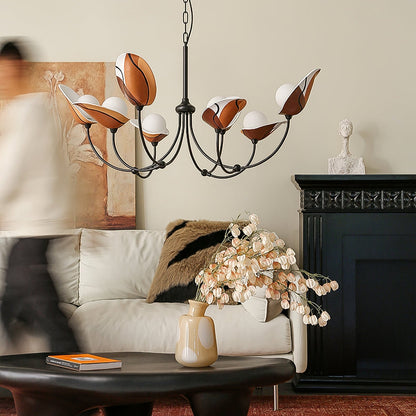 Florea Bloom Crystal Chandelier - Elegant Design & Adjustable Height