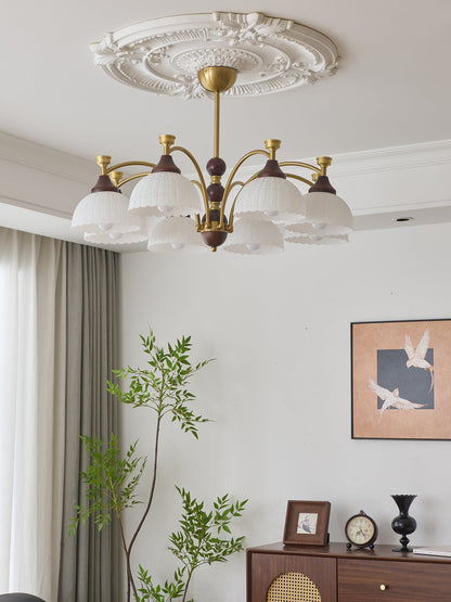 Florentia Crystal Chandelier - Elegant Design with Adjustable Height