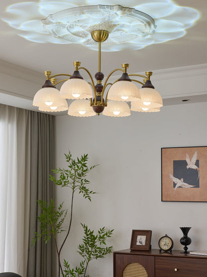 Florentia Crystal Chandelier - Elegant Design with Adjustable Height