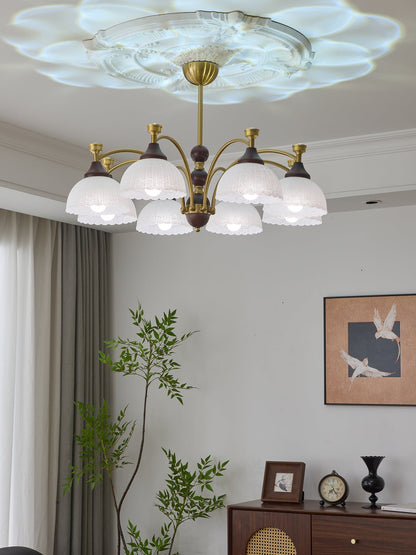 Florentia Crystal Chandelier - Elegant Design with Adjustable Height