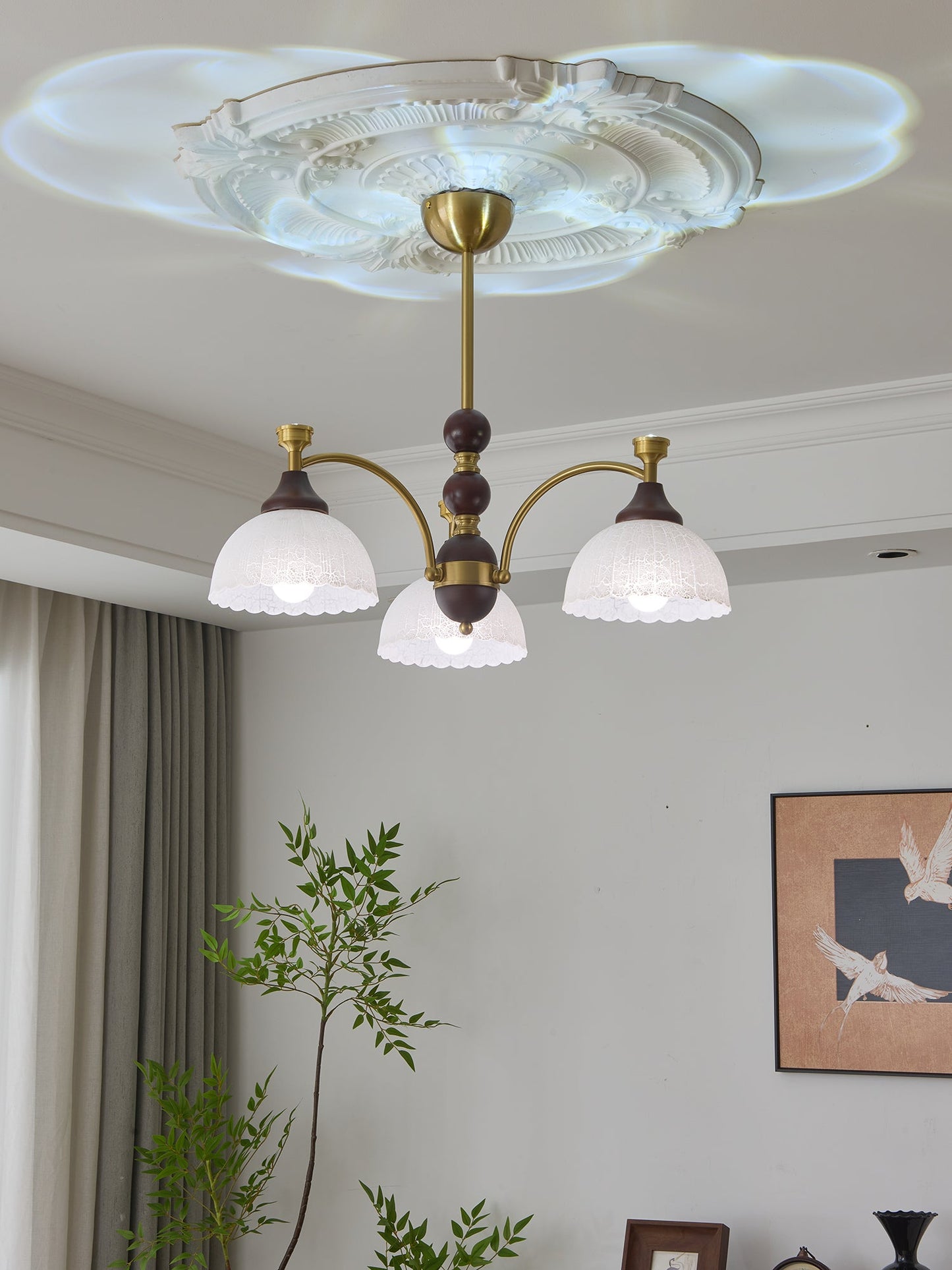 Florentia Crystal Chandelier - Elegant Design with Adjustable Height