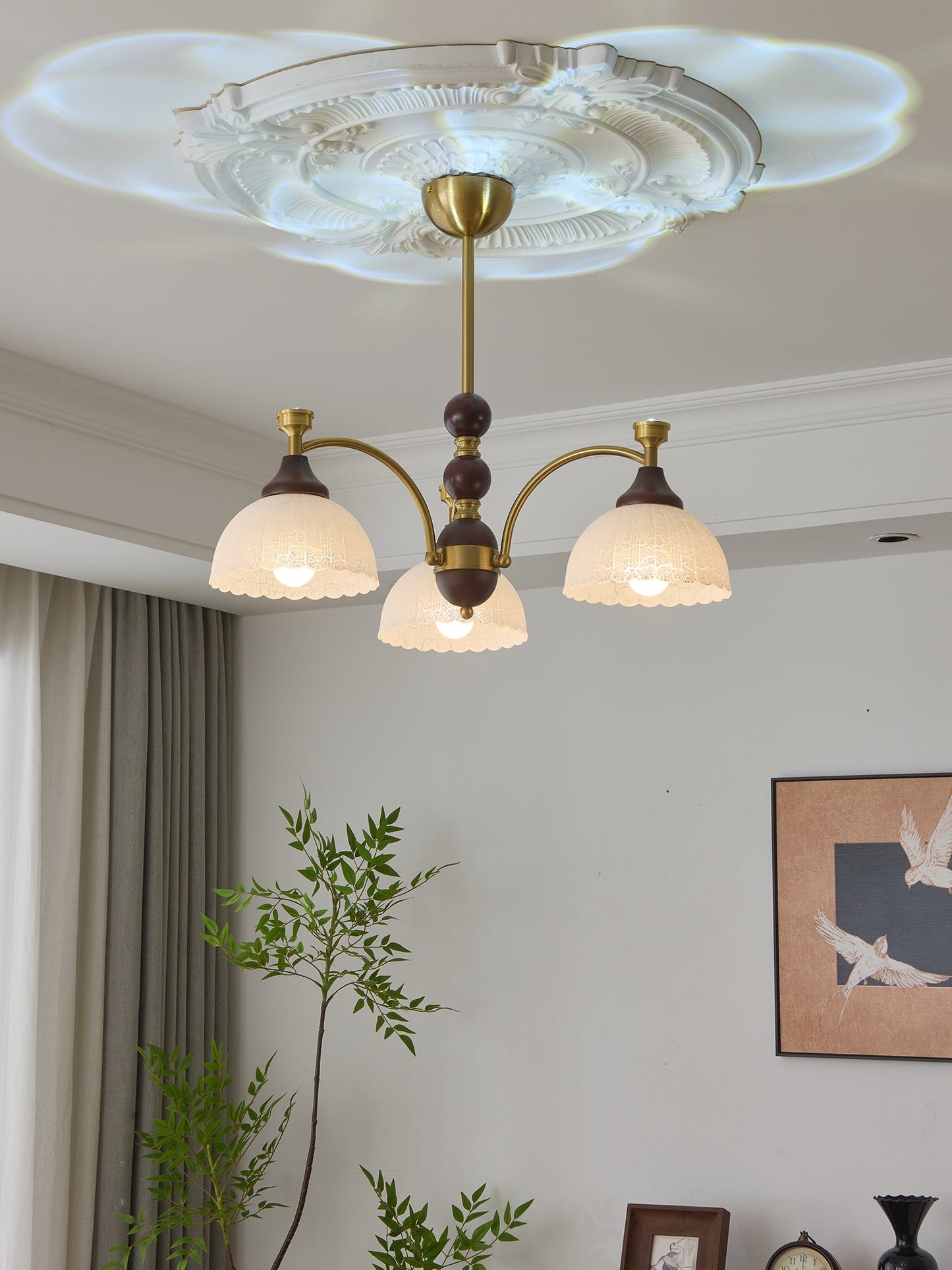 Florentia Crystal Chandelier - Elegant Design with Adjustable Height