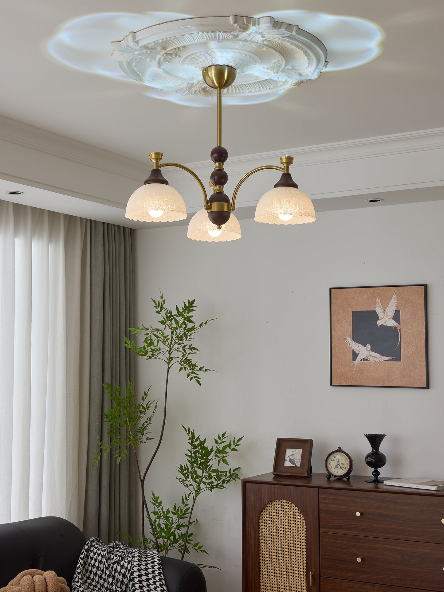 Florentia Crystal Chandelier - Elegant Design with Adjustable Height