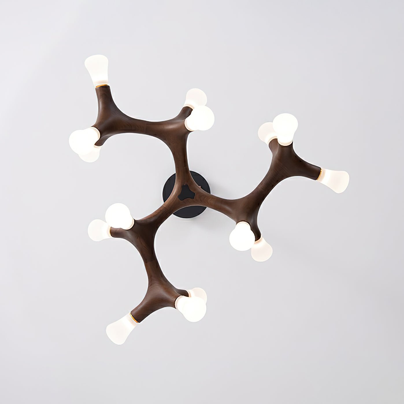Elegant Flower Bone Chandelier - Adjustable Height, Soft Ambient Light