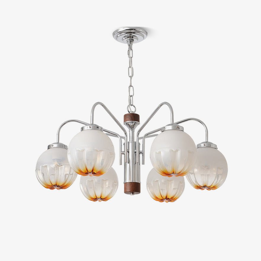 Elegant Flower Bud Chandelier - Dimmable LED, Adjustable Height