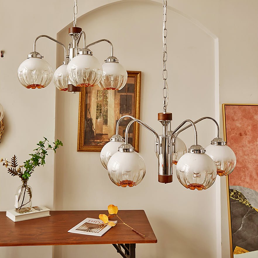 Elegant Flower Bud Chandelier - Dimmable LED, Adjustable Height
