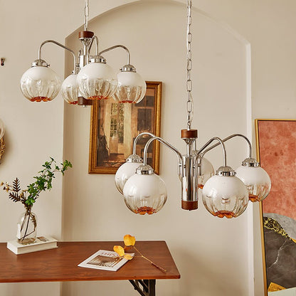 Elegant Flower Bud Chandelier - Dimmable LED, Adjustable Height