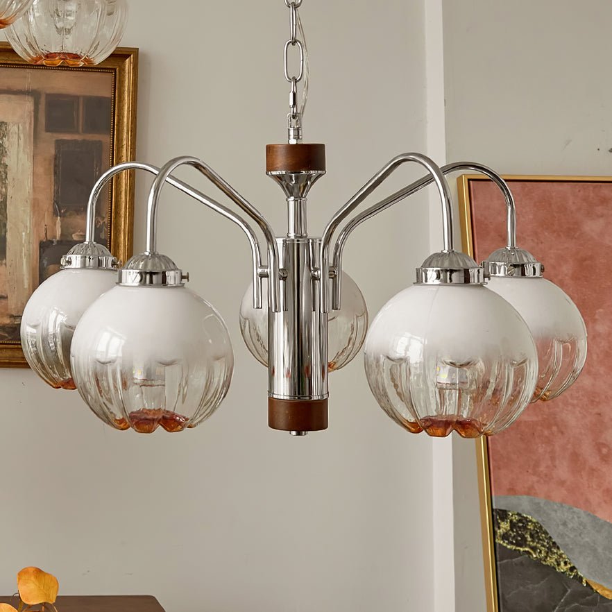 Elegant Flower Bud Chandelier - Dimmable LED, Adjustable Height
