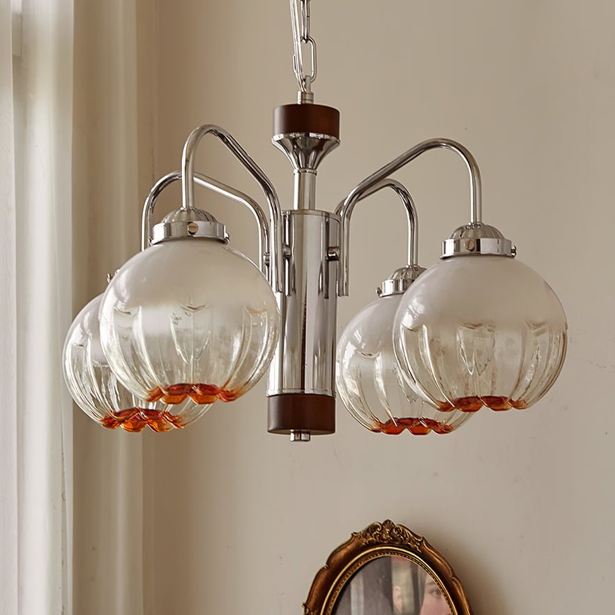 Elegant Flower Bud Chandelier - Dimmable LED, Adjustable Height