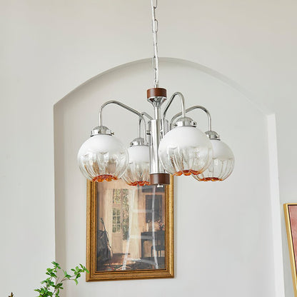 Elegant Flower Bud Chandelier - Dimmable LED, Adjustable Height