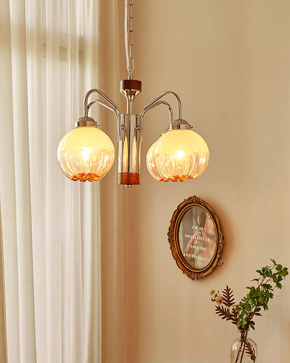 Elegant Flower Bud Chandelier - Dimmable LED, Adjustable Height