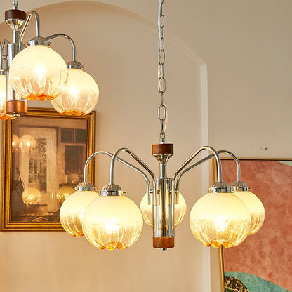 Elegant Flower Bud Chandelier - Dimmable LED, Adjustable Height