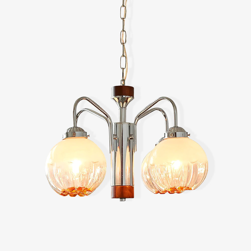 Elegant Flower Bud Chandelier - Dimmable LED, Adjustable Height