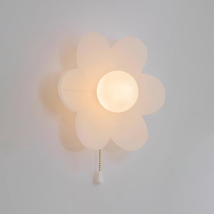 Elegant Flowers Wall Lamp with Soft LED Lighting and Adjustable Bright
