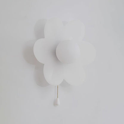 Elegant Flowers Wall Lamp with Soft LED Lighting and Adjustable Bright