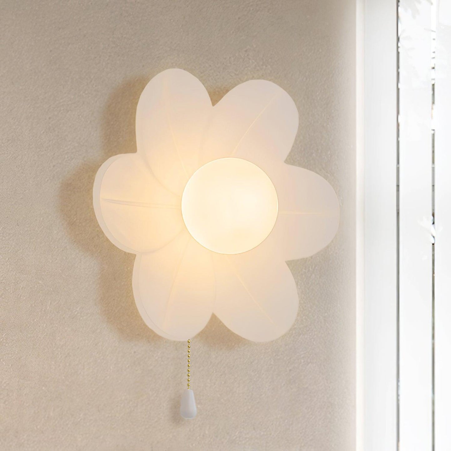 Elegant Flowers Wall Lamp with Soft LED Lighting and Adjustable Bright
