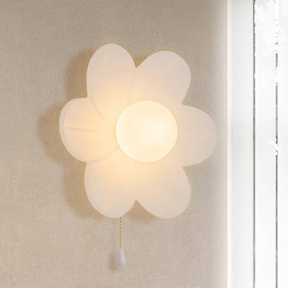 Elegant Flowers Wall Lamp with Soft LED Lighting and Adjustable Bright