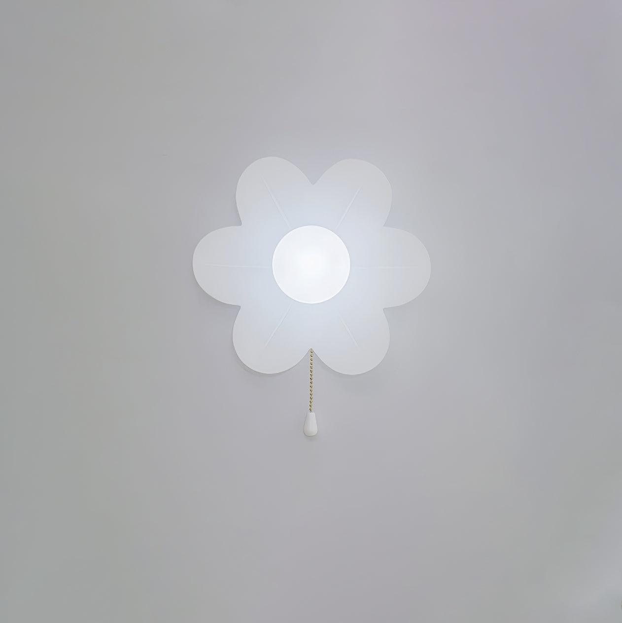 Elegant Flowers Wall Lamp with Soft LED Lighting and Adjustable Bright