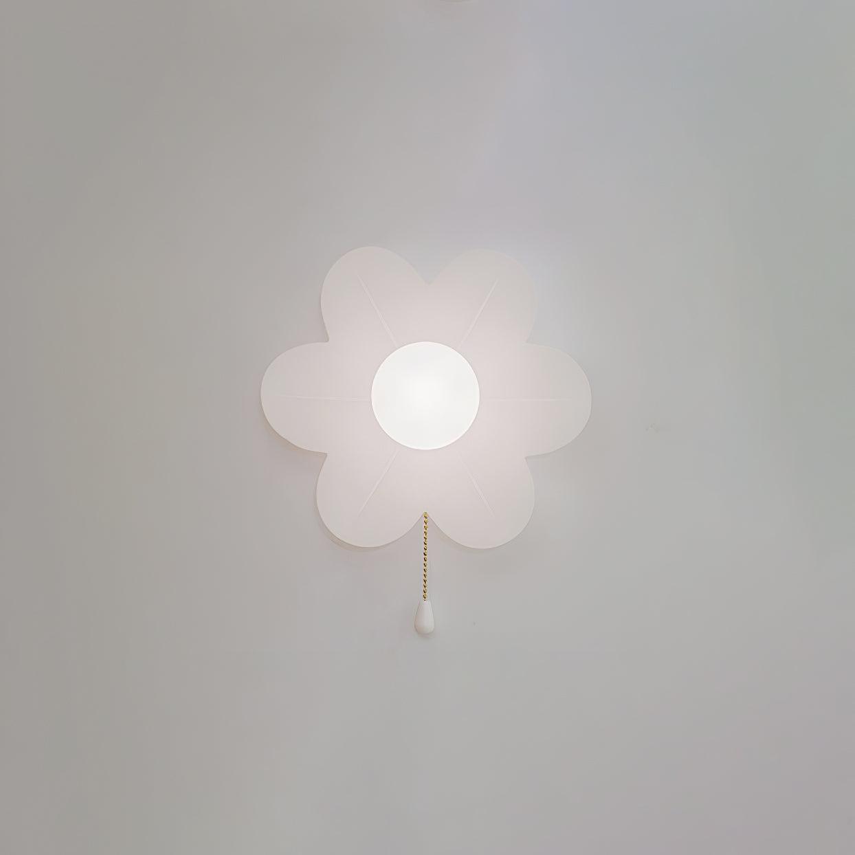 Elegant Flowers Wall Lamp with Soft LED Lighting and Adjustable Bright