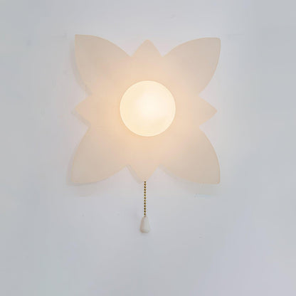 Elegant Flowers Wall Lamp with Soft LED Lighting and Adjustable Bright