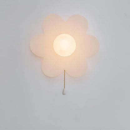 Elegant Flowers Wall Lamp with Soft LED Lighting and Adjustable Bright