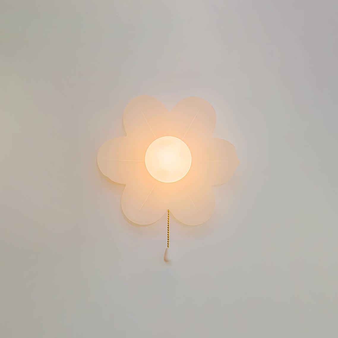 Elegant Flowers Wall Lamp with Soft LED Lighting and Adjustable Bright