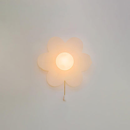 Elegant Flowers Wall Lamp with Soft LED Lighting and Adjustable Bright