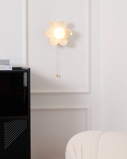 Elegant Flowers Wall Lamp with Soft LED Lighting and Adjustable Bright