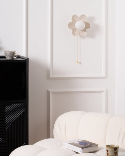 Elegant Flowers Wall Lamp with Soft LED Lighting and Adjustable Bright