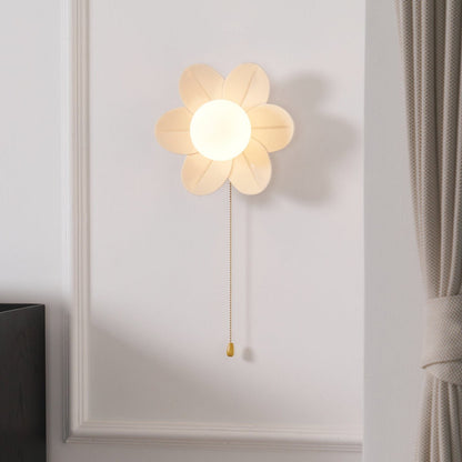 Elegant Flowers Wall Lamp with Soft LED Lighting and Adjustable Bright