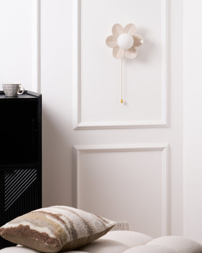 Elegant Flowers Wall Lamp with Soft LED Lighting and Adjustable Bright
