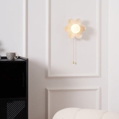 Elegant Flowers Wall Lamp with Soft LED Lighting and Adjustable Bright