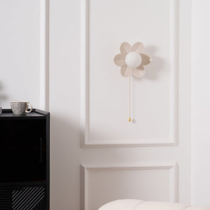 Elegant Flowers Wall Lamp with Soft LED Lighting and Adjustable Bright