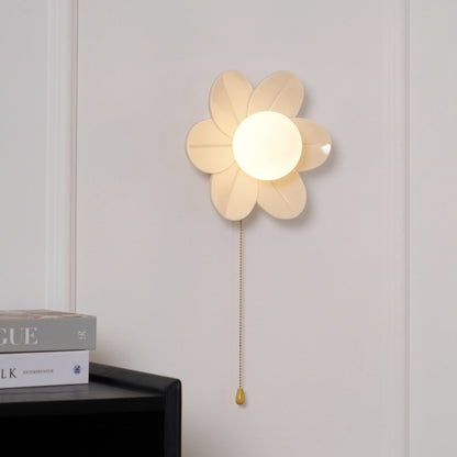 Elegant Flowers Wall Lamp with Soft LED Lighting and Adjustable Bright