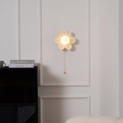 Elegant Flowers Wall Lamp with Soft LED Lighting and Adjustable Bright