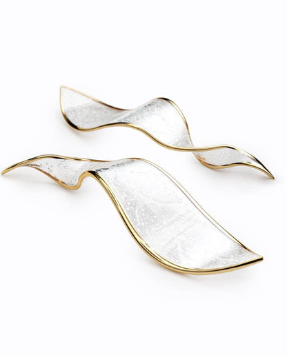 Elegant Fluttering Leaves Chandelier with Adjustable Brightness & Ener