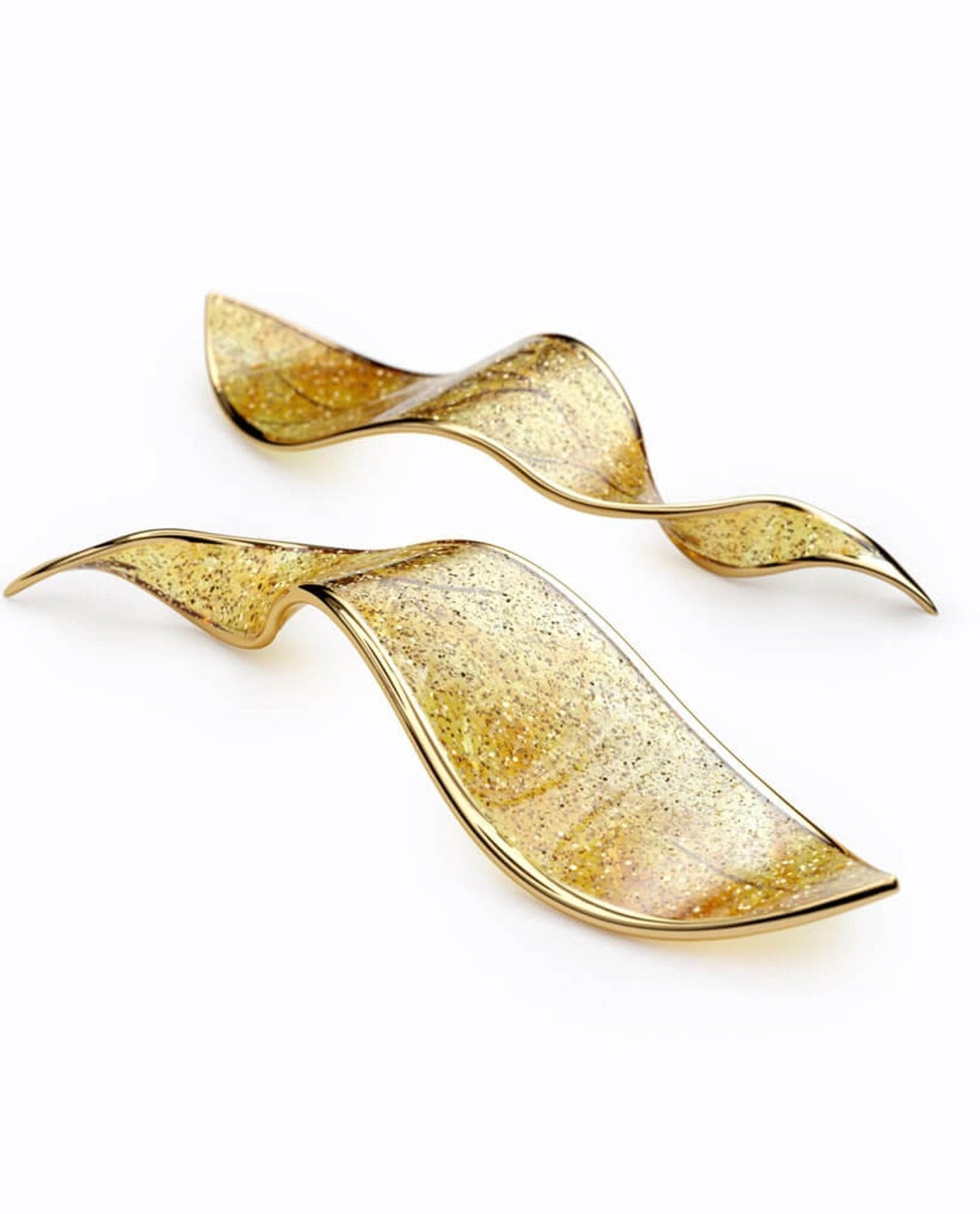 Elegant Fluttering Leaves Chandelier with Adjustable Brightness & Ener