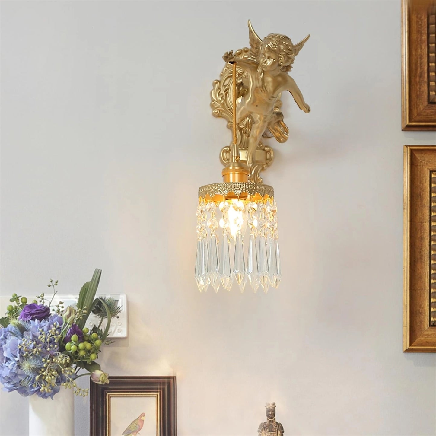 Flying Angel Wall Light - Dimmable, Energy-Efficient LED Design