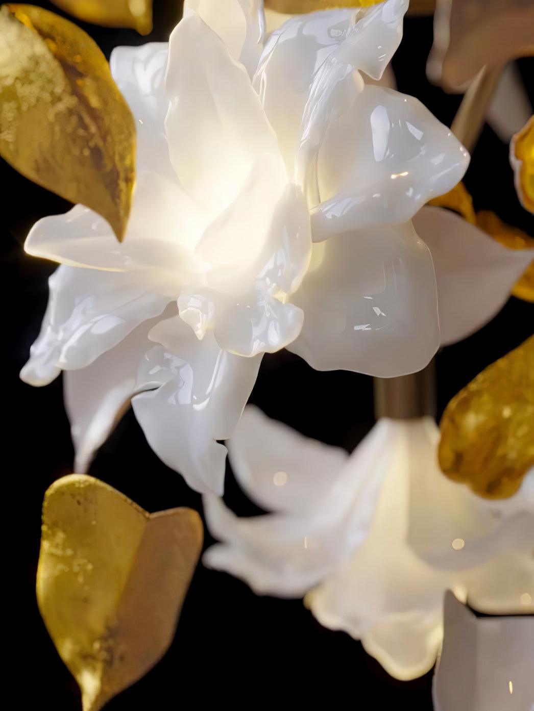 Fluttering Chandelier with LED Lights & Adjustable Height