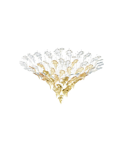 Elegant Flying Leaves Chandelier with Adjustable Brightness & Modern D
