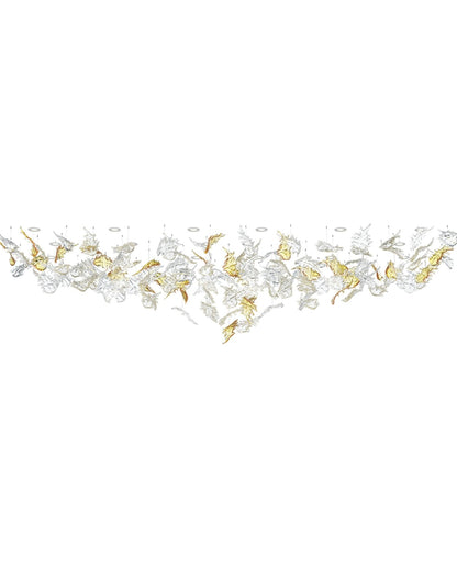 Elegant Flying Leaves Chandelier with Adjustable Brightness & Modern D